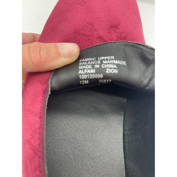 Men's Zion Smoking Slipper Loafers Size 12M Dark Pink - Picture 10 of 12